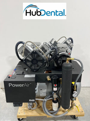 Midmark PowerAir P52 Dental Dentistry Oil-Free Air Compressor. Only 825 Hours!!