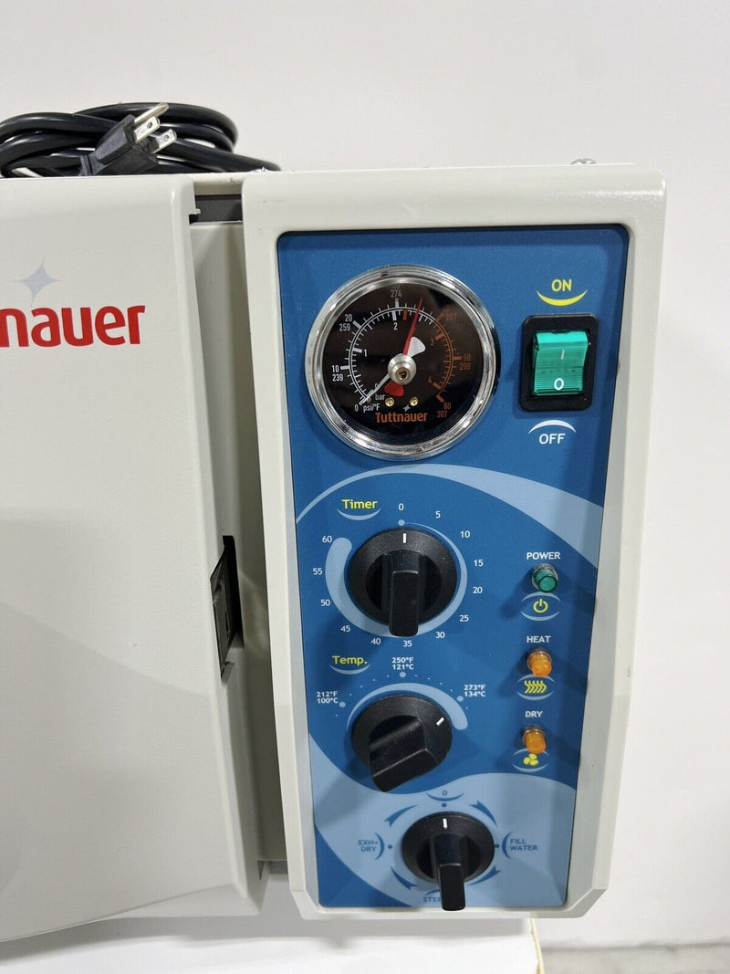 Tuttnauer 2540M Autoclave Sterilizer 10” Chamber S/n 18060643 ***Clean ...